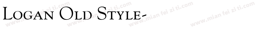 Logan Old Style字体转换